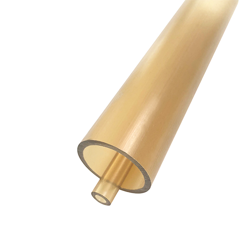 Polysulfone tube for ultrasonic flowmeter