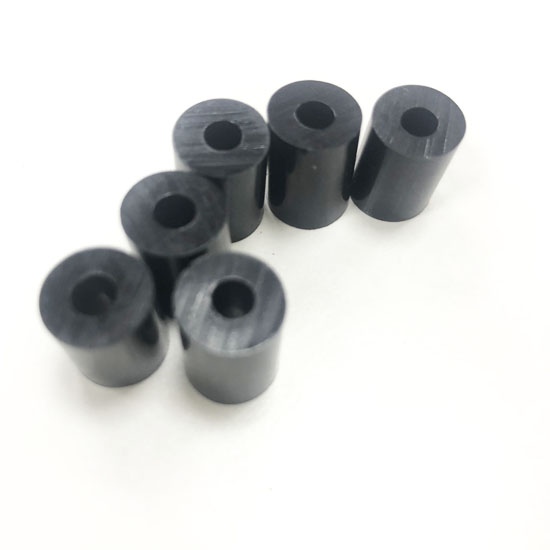 Black thick-walled nylon tube mat