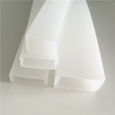 PE nylon rectangular plastic pipe for material conveying