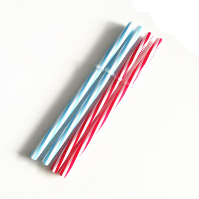 Striped food grade PP hollow rod for candy packaging