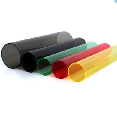 Colored transparent PC hollow round tube for protection