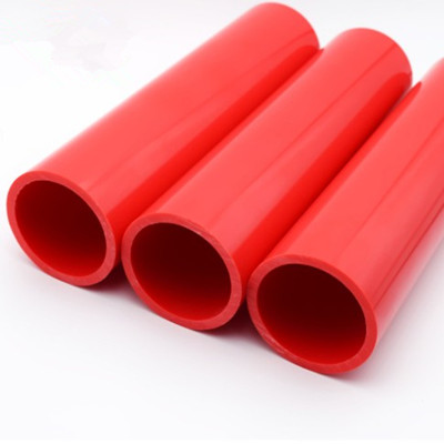 Red ABS flame retardant air collection pipe for fire fighting