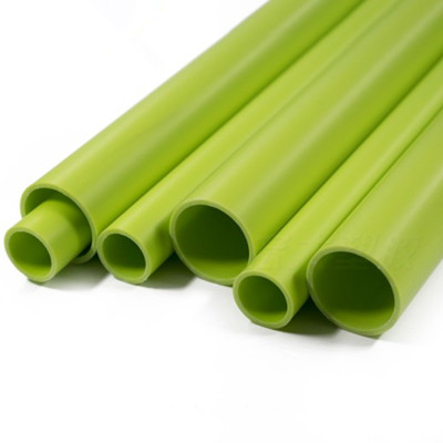 Customized Different Size Green PC Plastic Round Tube